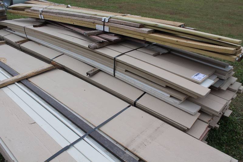 Lot of (Approximately 40) Wood LP Trim Boards