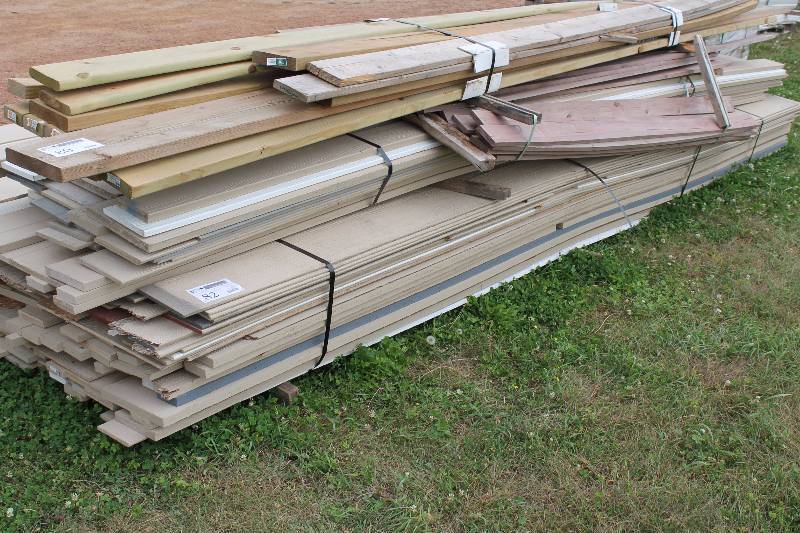 Lot of (Approximately 70) Wood LP Trim Boards