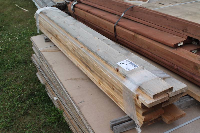 Lot of (Approximately 16) Cedar Decking Lumber