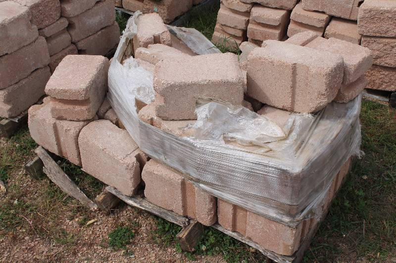 Lot of (Approximately 30) Patio Paver Bricks