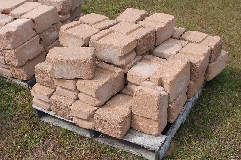 Lot of (Approximately 40) Patio Paver Bricks