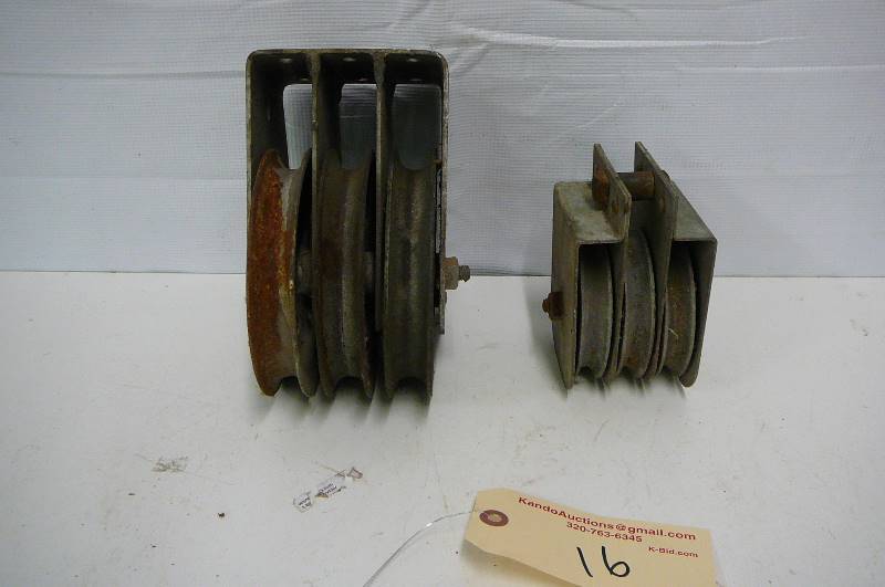 Pullies  Block and