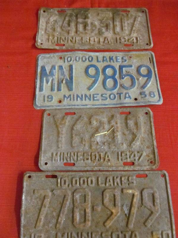 license plates