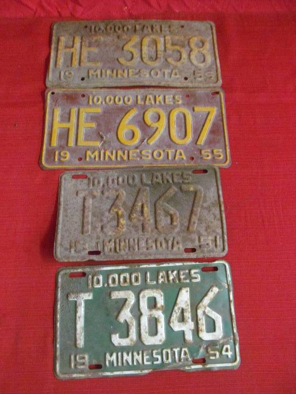 license plates