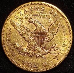 1879 Liberty Eagle $10 Gold Coin