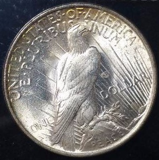 1923 P Peace Silver Dollar - Graded&nbspMS65