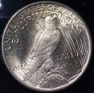 1924 P Peace Silver Dollar - Graded&nbspMS65