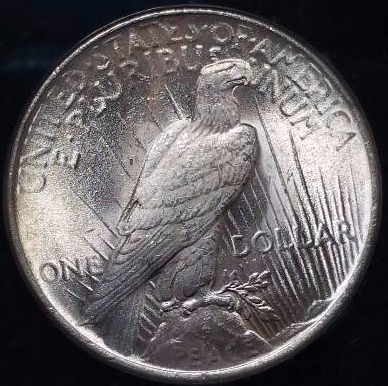 1924 P Peace Silver Dollar - Graded&nbspMS65