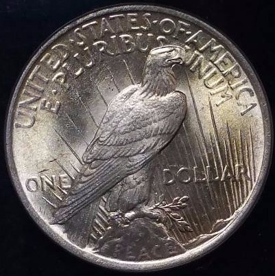 1924 P Peace Silver Dollar - Graded&nbspMS65
