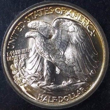 1946 P Walking Liberty Silver Half Dollar - Graded&nbspMS65