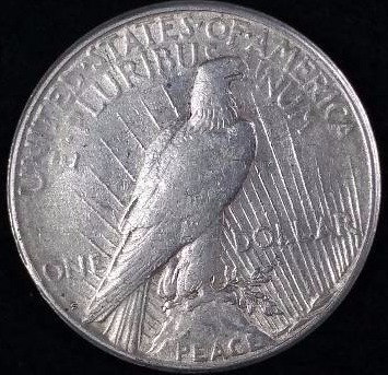 1922-S Peace 90% Silver Dollar - High Grade