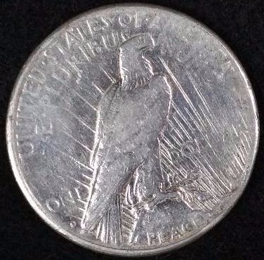 1922-S Peace 90% Silver Dollar - High Grade