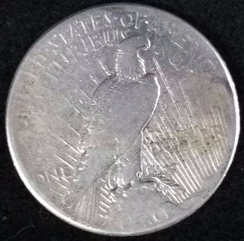 1922-S Peace 90% Silver Dollar