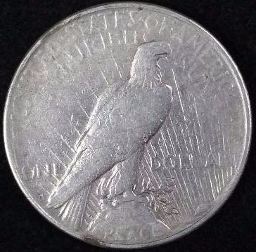 1923-D Peace 90% Silver Dollar - High Grade