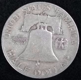 1949-D Franklin 90% Silver Dollar - HigherGrade