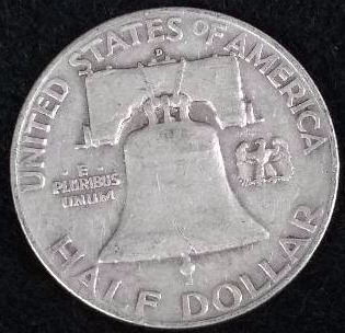 1958-D Franklin 90% Silver Dollar - Higher Grade