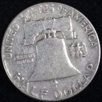1954-P Franklin 90% Silver Dollar - Higher Grade