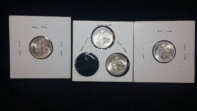 (4) Roosevelt Silver Dimes - High Grade