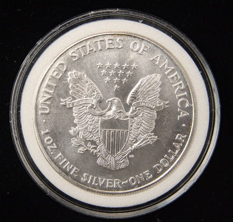 1994 AMERICAN SILVER EAGLE 1 TROY OZ. .999 FINE SILVER DOLLAR IN AIRTITE
