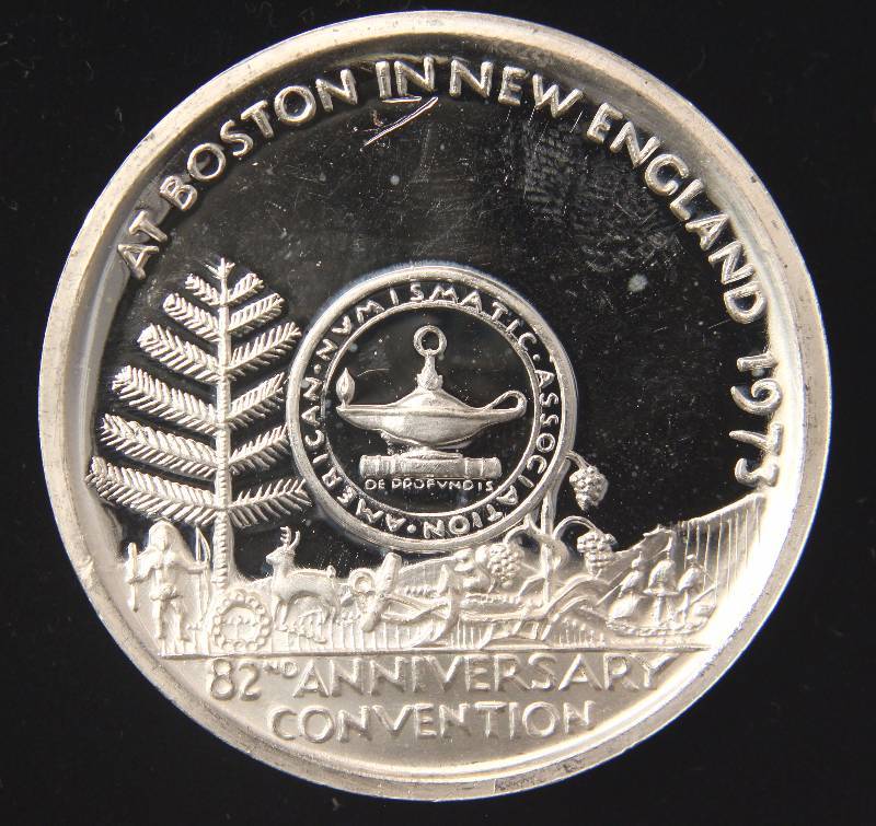 1 TROY OZ. .999 FINE SILVER BOSTON TEA PARTY 1773-1973
