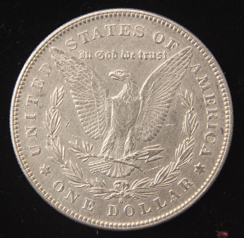 1878-S MORGAN SILVER DOLLAR UNC