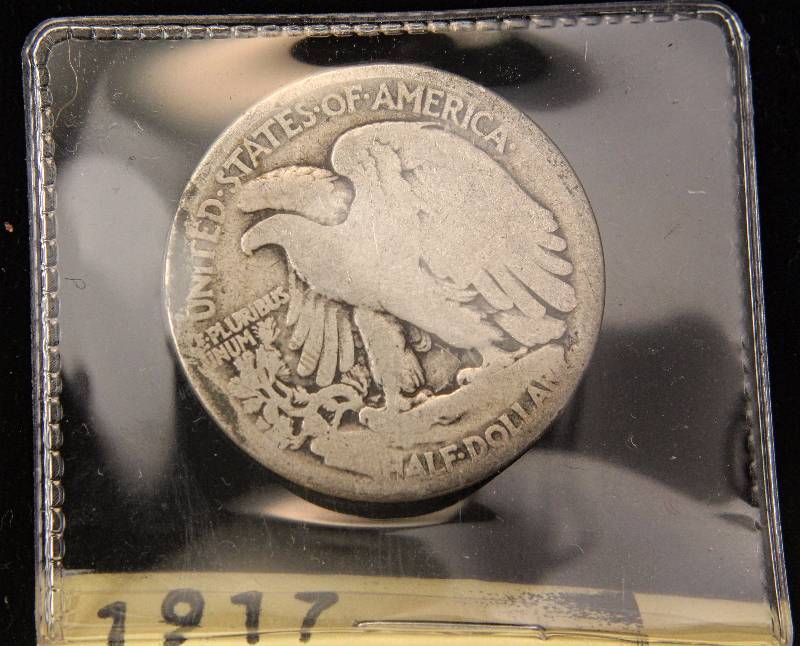 1917 WALKING LIBERTY SILVER HALF DOLLAR