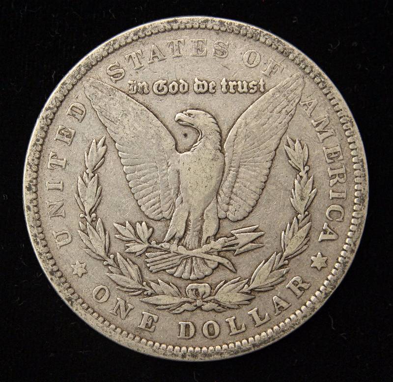 1878 MORGAN SILVER DOLLAR VF