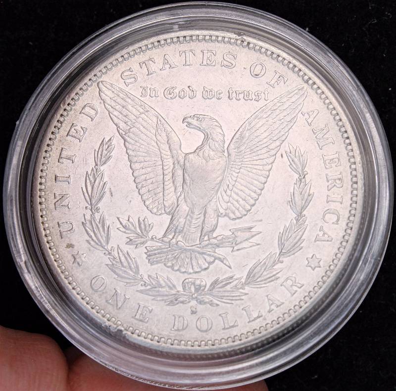 1884-S MORGAN SILVER DOLLAR HIGH GRADE KEY DATE COIN