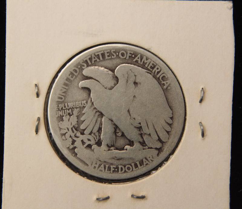 1918-D WALKING LIBERTY SILVER HALF DOLLAR