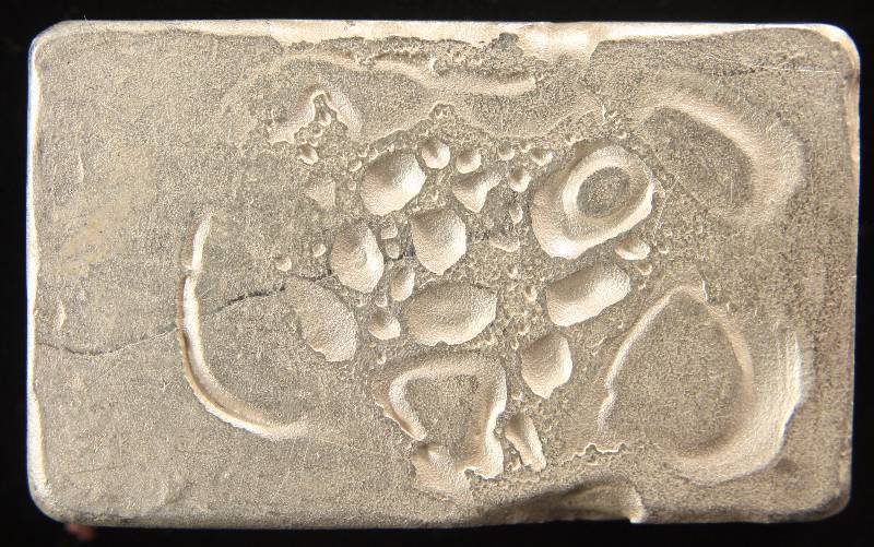 5 TROY Oz. .999 FINE SILVER BAR HAND POURED SILVERTOWNE