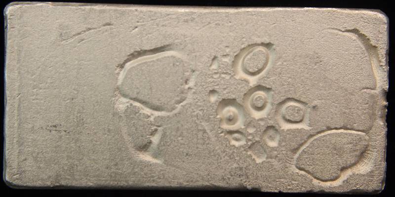 10 TROY Oz. .999 FINE SILVER BAR HAND POURED SILVERTOWNE