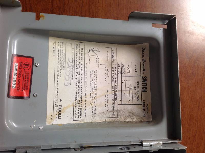 Gould Safety Switch