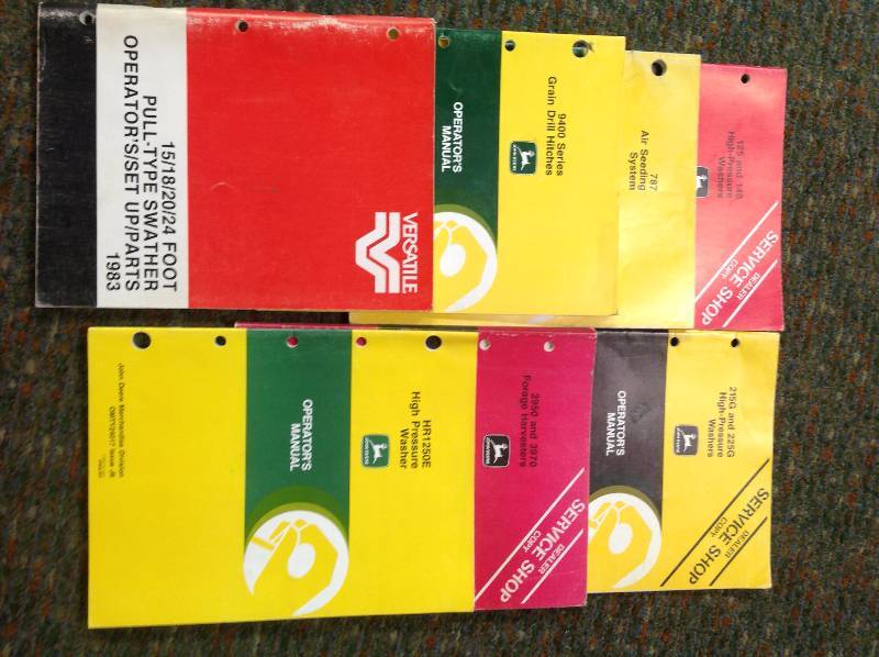 6 - John Deere  and Versatile Manuals