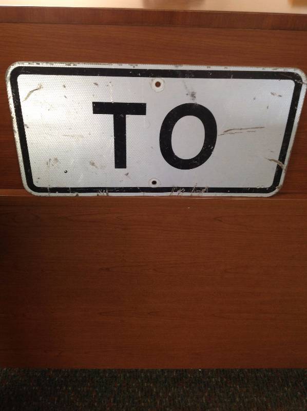 Reflective Metal To sign