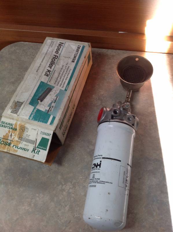 Little sunflower heater, Hydraulic Filter, Craftsman Nose roller kit