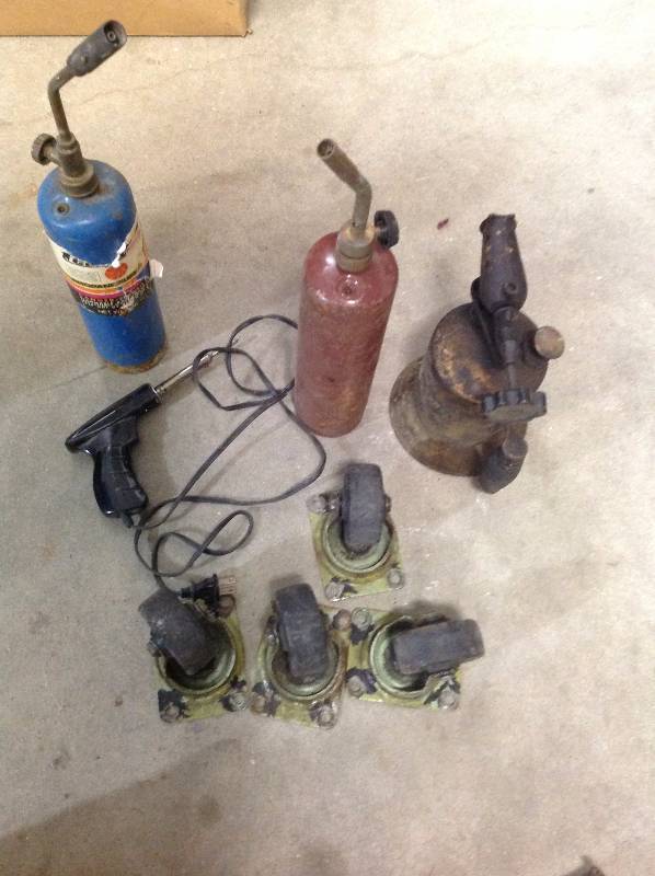Casters, Propane Torches, Welding Iron