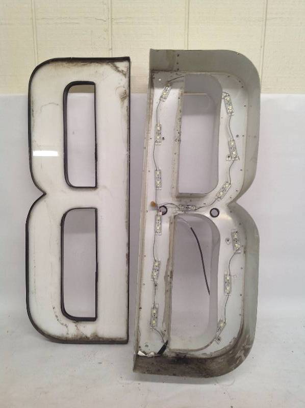 White Letter B