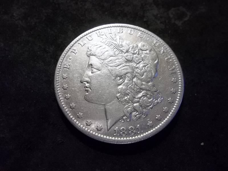 1881 O Morgan Silver Dollar