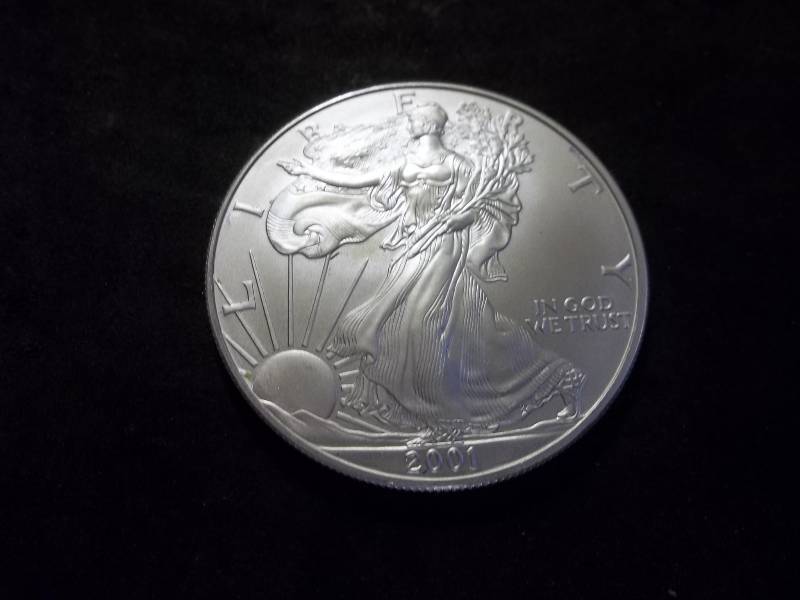 2001 US Silver Eagle MS 1 OZ. Pure .999 Fine Uncirculated
