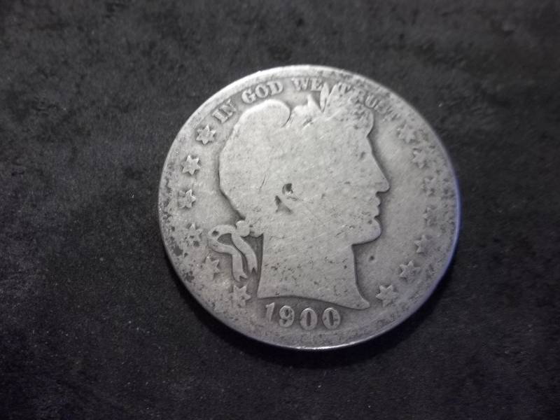 1900 O Barber Half Dollar