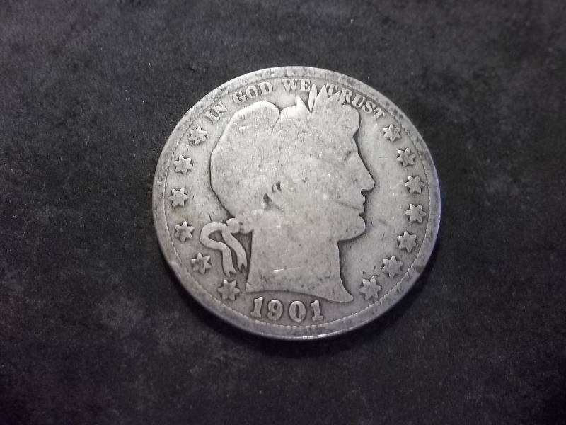 1901 Barber Half Dollar