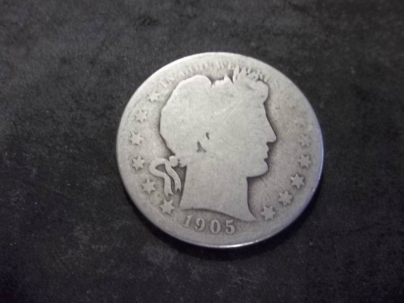 1905 O Barber Half Dollar