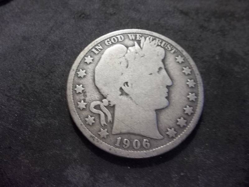 1906  Barber Half Dollar
