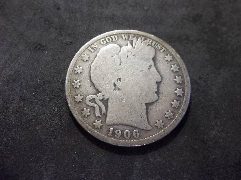 1906 S Barber Half Dollar