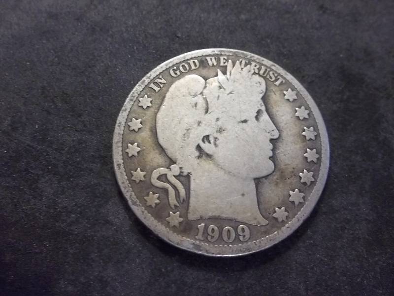 1909 Barber Half Dollar