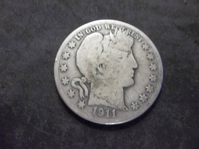 1911  Barber Half Dollar