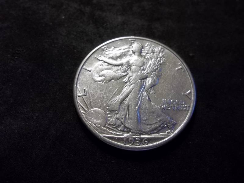 1936 D Walker Half Dollar