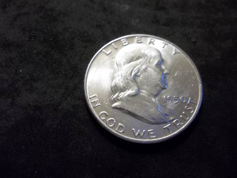 1950 D Franklin Half Dollar