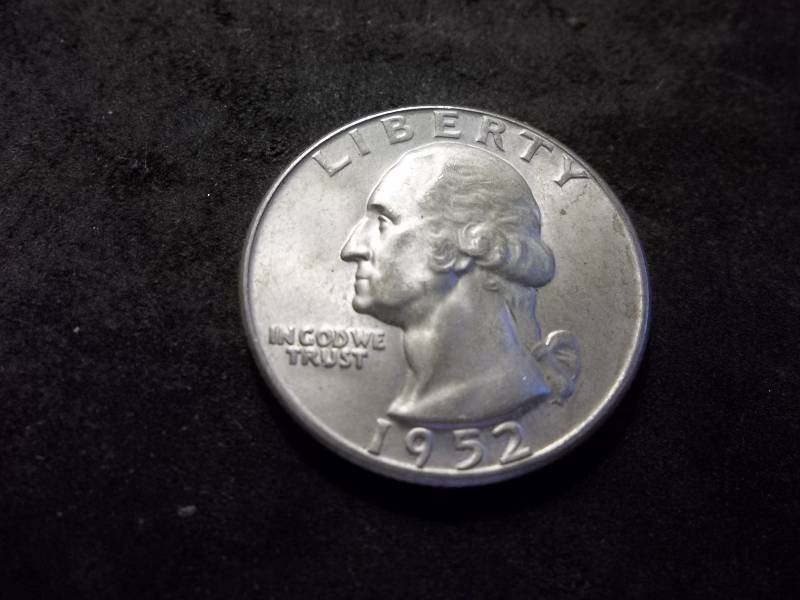 1952 D Washington Quarter
