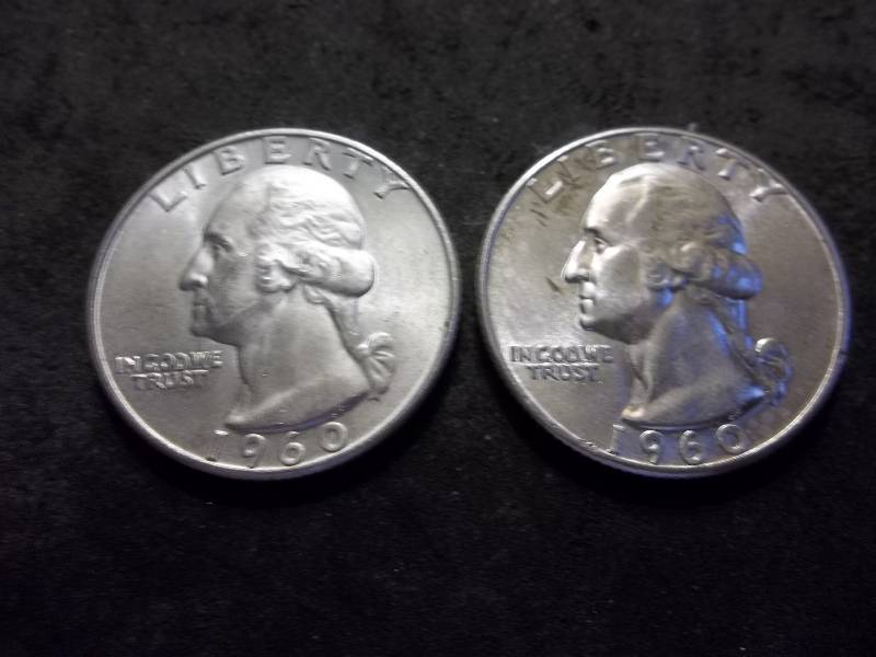 1960, 1960 D Washington Quarters